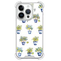 iPhone 14 Pro siliconen shockproof hoesje - Lemon trees