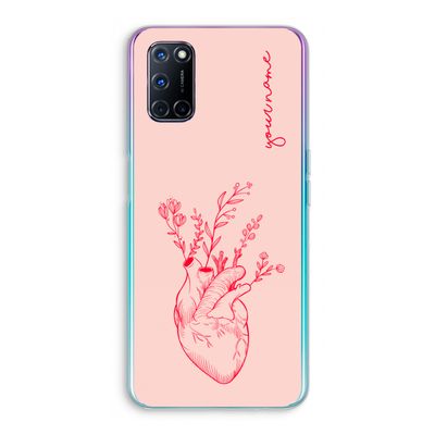 Blooming Heart: Oppo A72 Transparant Hoesje