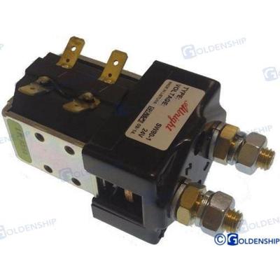 ALSW8024 - ENKELE 1P CONTACTOR. 24V 100A