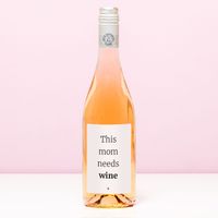Wijnfles This Mom Needs Wine - Rosé (Blush Rosé)