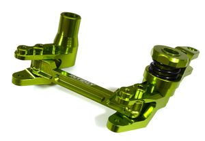 Integy Billet Machined Steering Bell Crank, Green - Traxxas Maxx