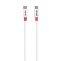 Skross USB-kabel USB 2.0 USB-C stekker, USB-C stekker 2.00 m Wit Rond SKCA0006C-CMULTICN