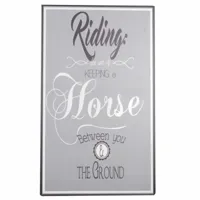 QHP Riding tekstbord maat:-leeg-