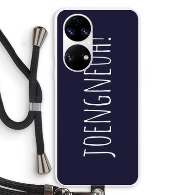 Joengneuh!: Huawei P50 Transparant Hoesje met koord