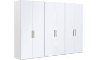 Goossens Kledingkast Easy Storage Ddk, Kledingkast 304 cm breed, 220 cm hoog, 6x glas draaideur