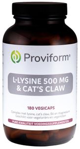 L-lysine 500mg & cat&apos;s claw