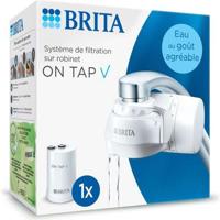 Sistema di filtrazione per rubinetteria - BRITA - ON TAP V - 600 L di acqua filtrata / 4 mesi - 3 modalità di utilizzo - 5 adattatori inclusi