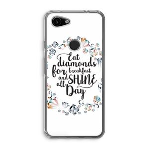 Diamonds: Google Pixel 3a Transparant Hoesje