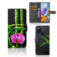 Samsung Galaxy A21s Hoesje Orchidee