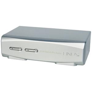 LINDY KVM-Umschalter KVM-switch DisplayPort Muis, Toetsenbord 3840 x 2160 Pixel
