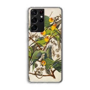 Carolinaparkiet: Samsung Galaxy S21 Ultra Transparant Hoesje