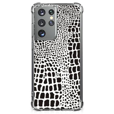 Samsung Galaxy S21 Ultra Case Anti-shock Slangenprint Samsung Galaxy S21 Ultra Case Anti-shock Slangenprint