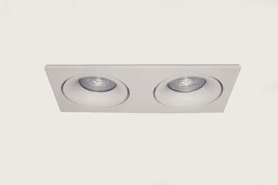 Artdelight Witte inbouwspotAlice dubbel - DL 922 WI