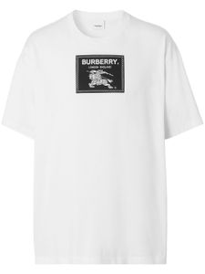 Burberry t-shirt EKD à détail appliqué - Blanc