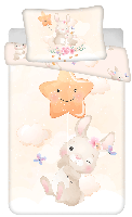 Konijnen Peuterdekbedovertrek - 100 x 135 cm - Katoen