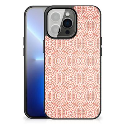 iPhone 13 Pro Max Back Case Pattern Orange