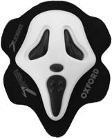 OXFORD Screamer, Knie-sliders voor motorbroeken, Wit