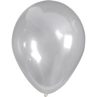 Creativ Company Ballonnen, rond, d 23 cm, transparant, 10 stuk/ 1 doos
