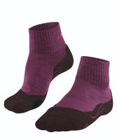 Falke Tk2 Wool Short Women Dames Wandelsok Burgundy 35-36