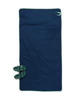 HEMA Strandlaken 70x140cm microvezel donkerblauw (donkerblauw)