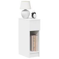 Nachtkastje met lade 20x36x60 cm wit
