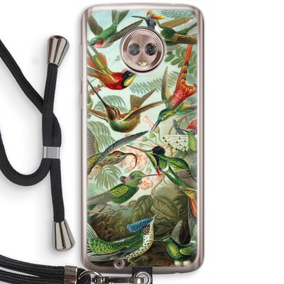 Haeckel Trochilidae: Motorola Moto G6 Transparant Hoesje met koord