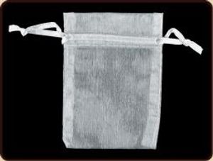 Ruben Robijn Organza buidel zilver (1 st)