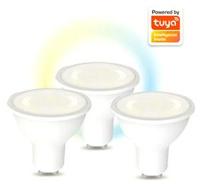 Denver LED GU-10 mat wit 5W 3-pack dimbaar SMART Wi-Fi TUYA - LED5060