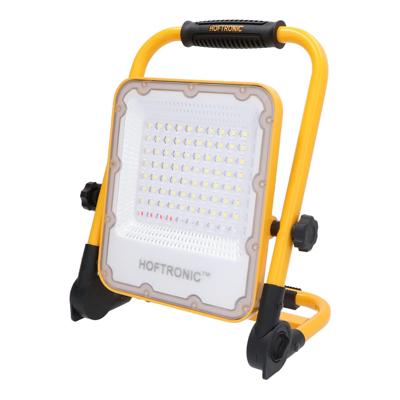 LED Bouwlamp met accu - 1500lm 50W - 6400K - Verstelbaar - Kantelbaar - 4 modi - IP65 waterdicht