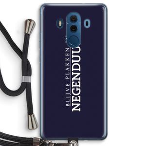 Blijve plakken in Negenduust: Huawei Mate 10 Pro Transparant Hoesje met koord