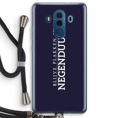 Blijve plakken in Negenduust: Huawei Mate 10 Pro Transparant Hoesje met koord