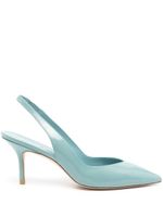 Stuart Weitzman escarpins Eva 75 mm à bride arrière - Bleu