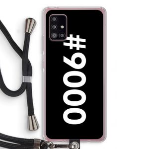 #9000: Samsung Galaxy A51 5G Transparant Hoesje met koord