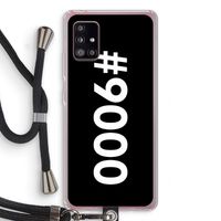 #9000: Samsung Galaxy A51 5G Transparant Hoesje met koord