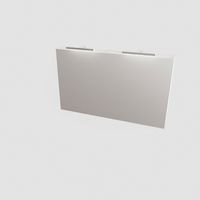 Spiegelkast BWS Valencia 120x70x16 cm met Twee Deuren Carrara Mat - thumbnail