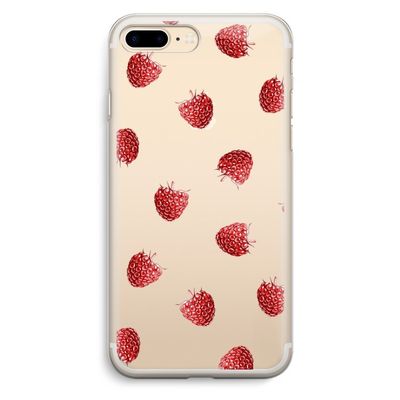 Framboosjes: iPhone 7 Plus Transparant Hoesje