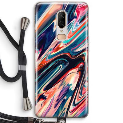 Quantum Being: OnePlus 6 Transparant Hoesje met koord