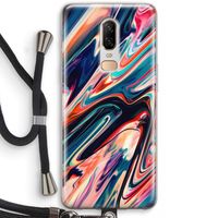 Quantum Being: OnePlus 6 Transparant Hoesje met koord
