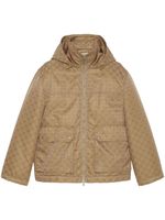 Gucci GG canvas puffer jacket - Marron - thumbnail