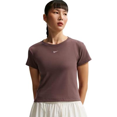 Nike Rib Tight Sportshirt Dames L/40