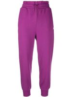 Patrizia Pepe pantalon de jogging en coton à logo imprimé - Violet