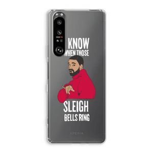 Sleigh Bells Ring: Sony Xperia 1 III Transparant Hoesje