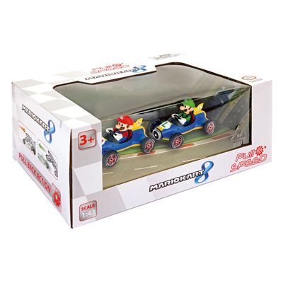 Super Mario pull back raceauto&apos;s mach 8, 2dlg.