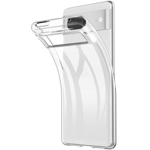 Lunso - Google Pixel 7 - TPU Backcover hoes - Transparant