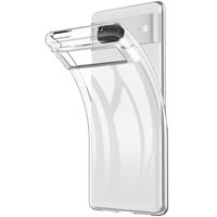 Lunso - Google Pixel 7 - TPU Backcover hoes - Transparant