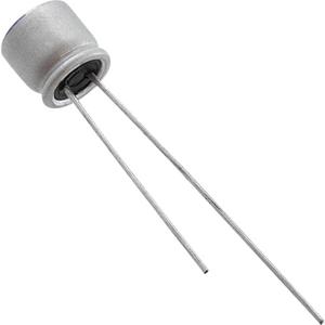 Panasonic Elektrolytische condensator Radiaal bedraad 2.5 mm 120 µF 20 V 20 % (Ø) 6.3 mm 1 stuk(s)