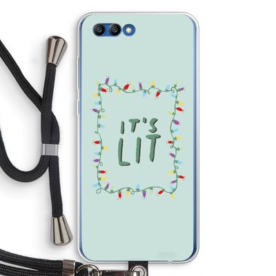 It's Lit: Honor 10 Transparant Hoesje met koord