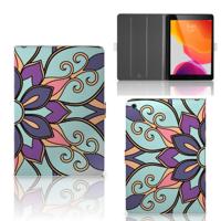 iPad 10.2 2019 | iPad 10.2 2020 | 10.2 2021 Tablet Cover Purple Flower
