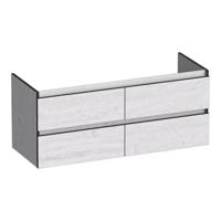 Brauer Joy Edge - Onderkast - 120 cm - met 4 Softclose Lades Greeploos en 2 Sifon Uitsparingen - Forest Seashell