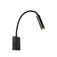 Lucide ALEC Wandspot - Zwart
